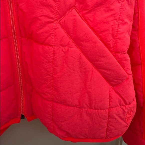 NWT Free People Pippa Packable Puffer in Hot Watermelon, XS - Picture 13 of 14